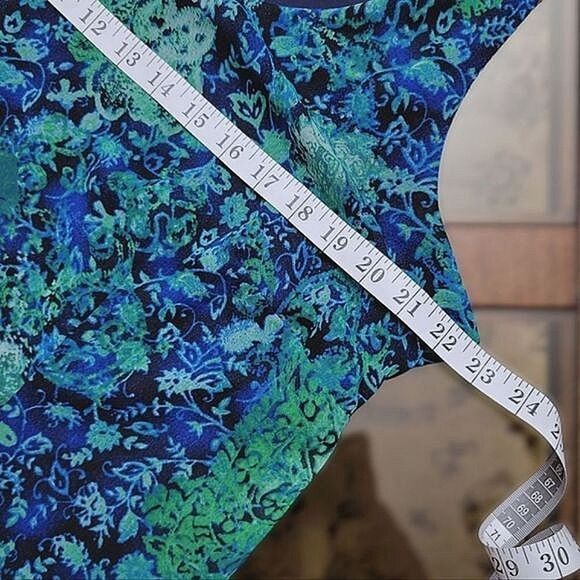 Vtg Coldwater Creek batik paisley floral maxi dress - Picture 10 of 16